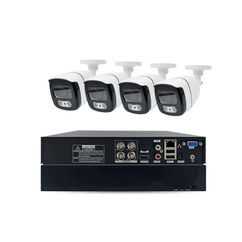 Home Security Outdoor - 5MP Buiten Dome AHD DVR 4