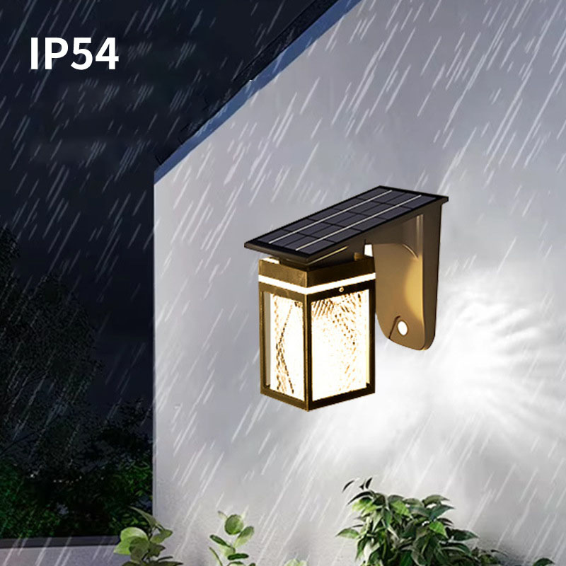 Home Security Yard Sign - Wandlampen op zonne-energie Buiten Waterdicht IP54