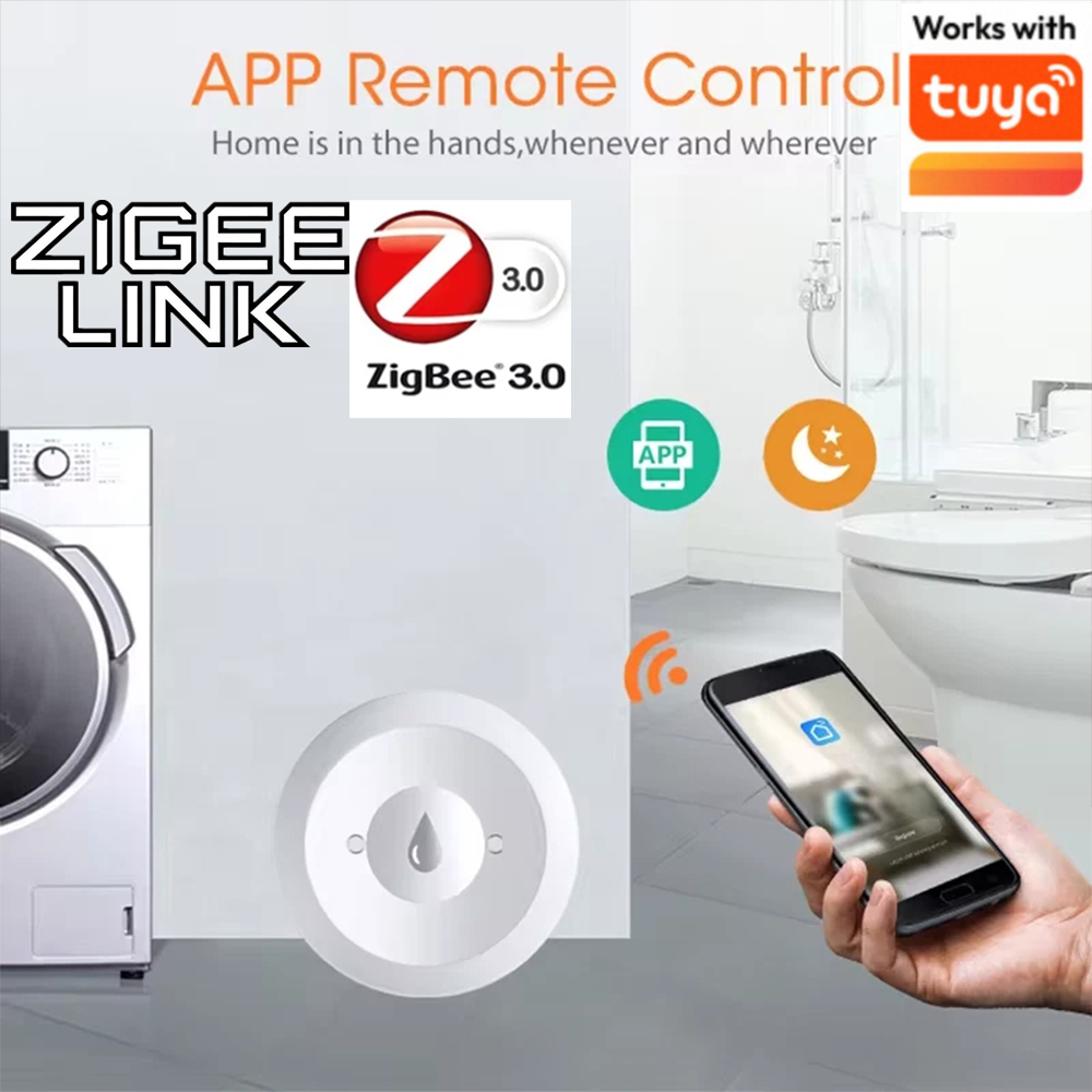 Home Security Alexa - Voor Tuya ZigBee 3.0 Smart Waterleksensor