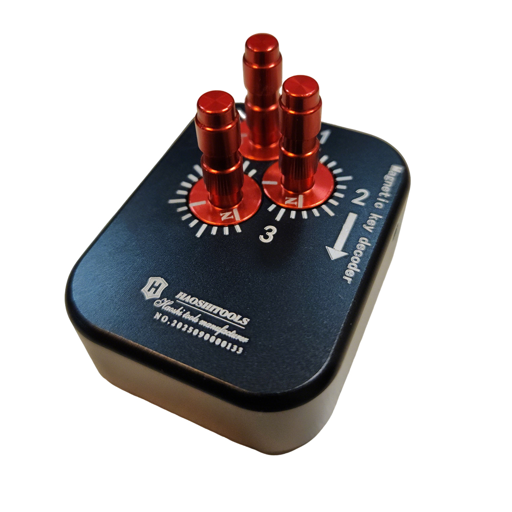 Lock Picking Set - Europese residentiële sleuteldecoder magnetische slotdeksel openingsgereedschap