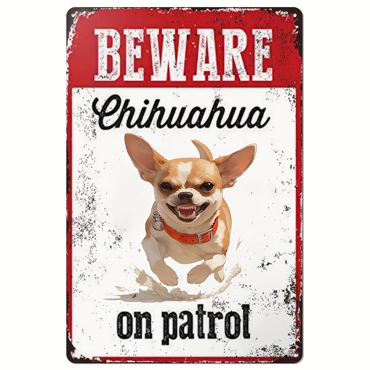 Home Security Outdoor - Pas op voor Chihuahua op Patrol