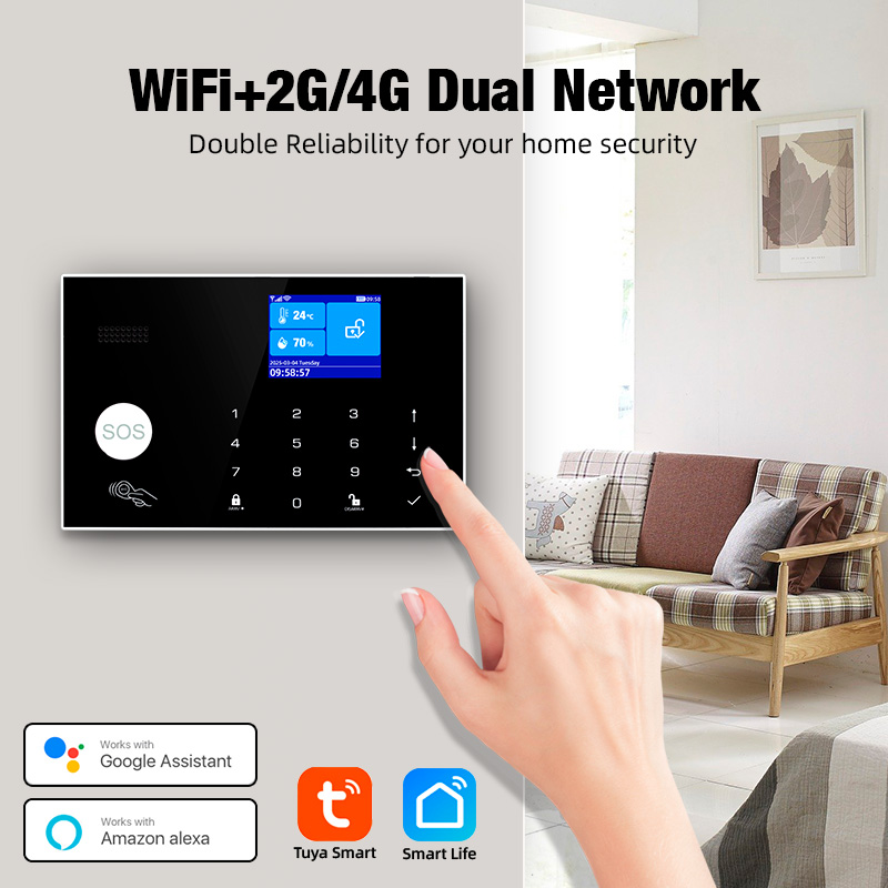 Home Security Ring - CORINA 4G Alarm met Deurbel Ring