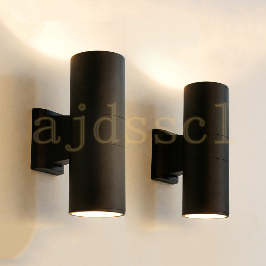 Home Security Yard Sign - LED Veranda Wandlamp Omhoog & Omlaag