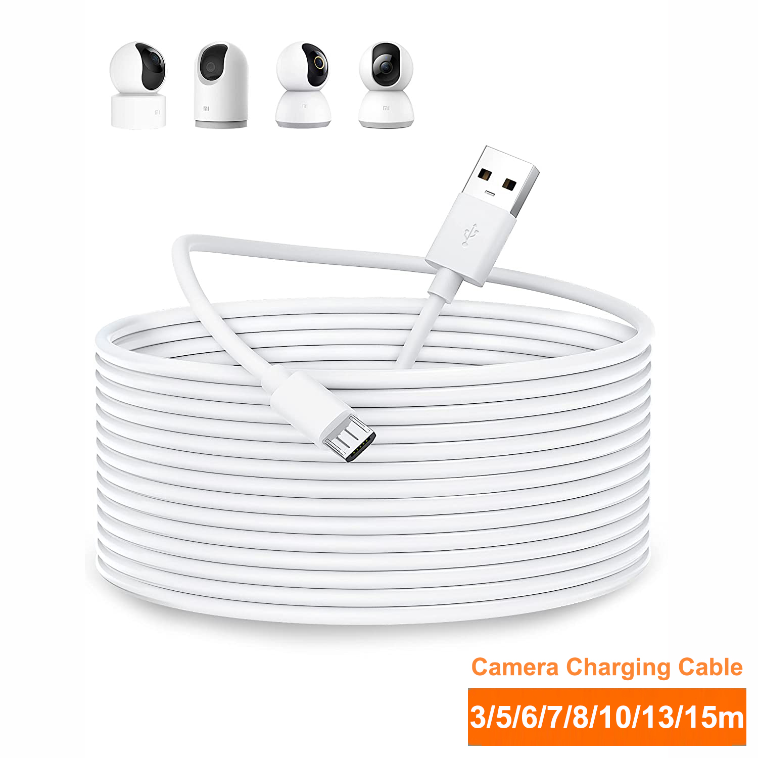 Home Security Xiaomi - 3 ~ 13M Micro-Usb-Verlengkabel Voor Xiaomi
