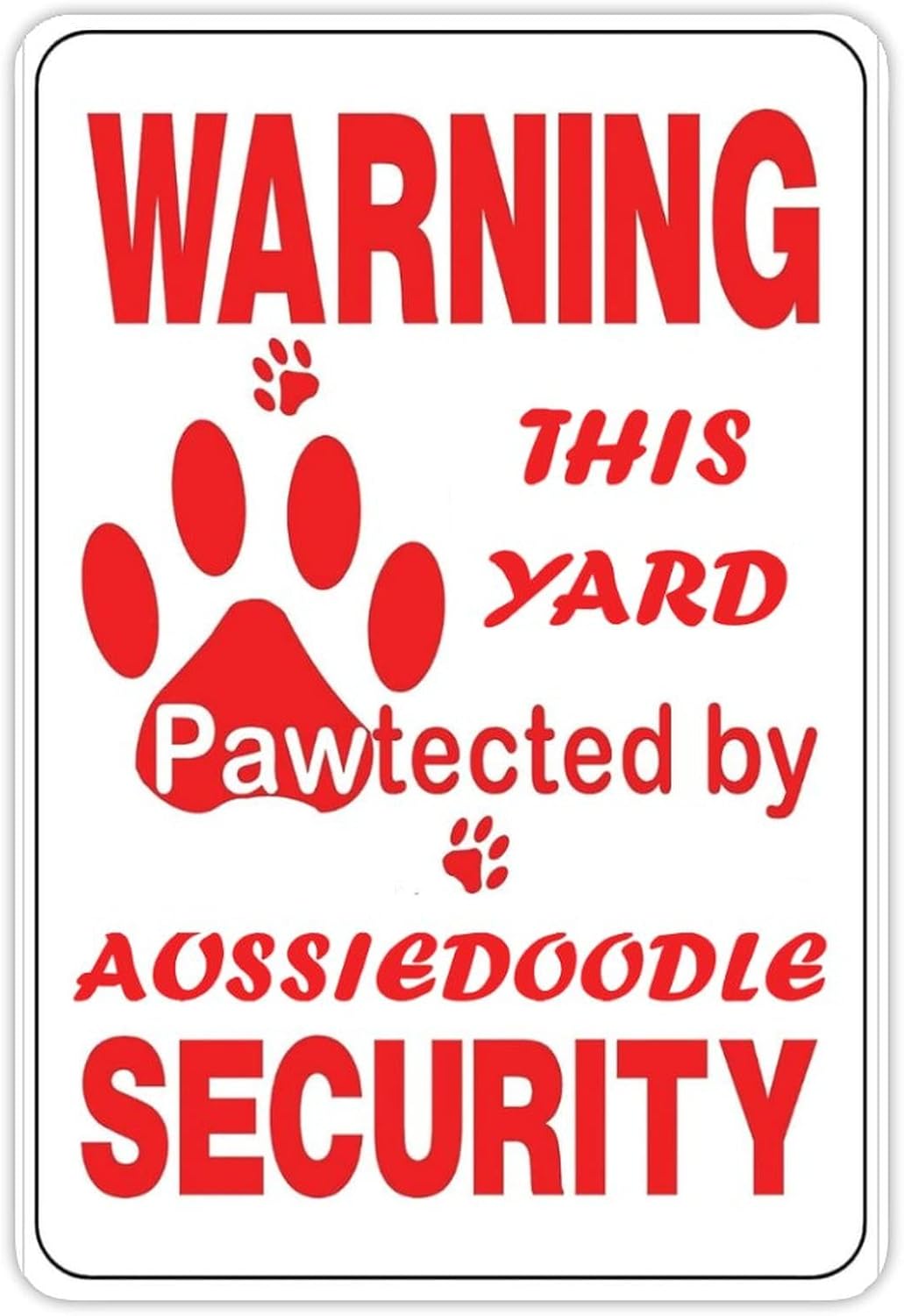 Home Security Yard Sign - Waarschuwing: Deze tuin is beveiligd door