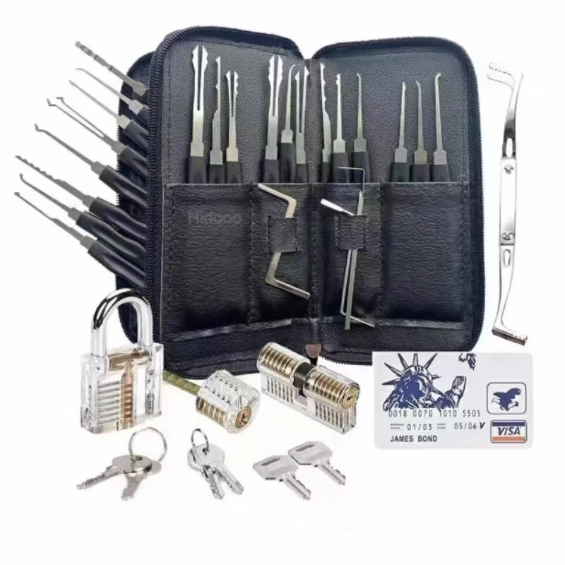 Lock Picking Set - Professionele Lock Pick Kit transparante trainingslot