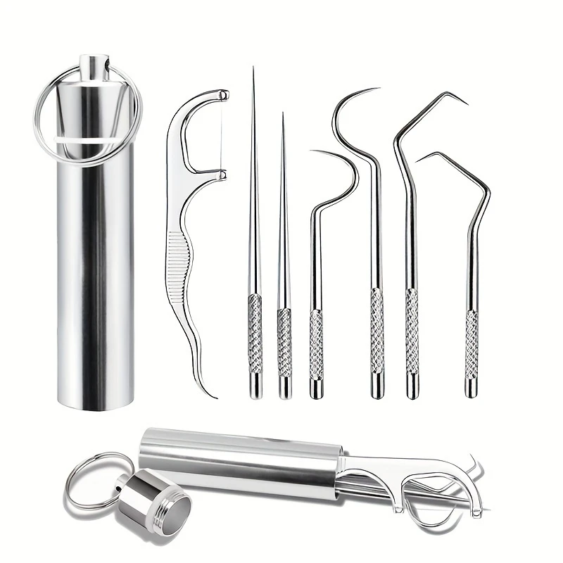 Lock Picking Set - 1set Rvs Tandenstoker Set Tanden Flossen
