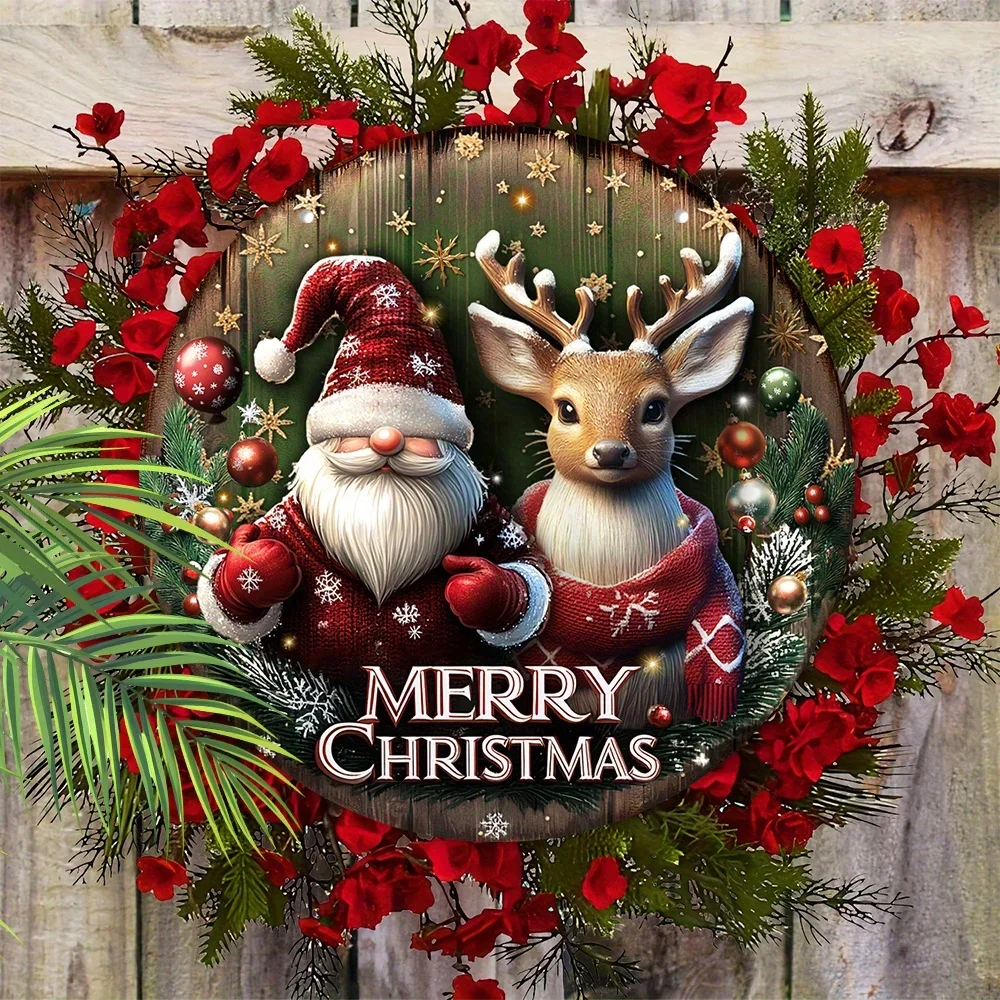 1pc Vrolijk Kerstfeest Kerstma - Home Security Yard Sign recensie en prijs
