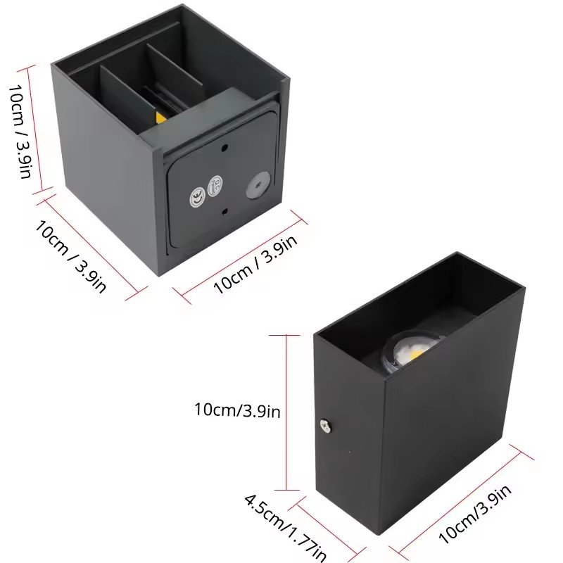 6W/12W LED-wandlamp Buiten Wat - Home Security Yard Sign recensie en prijs