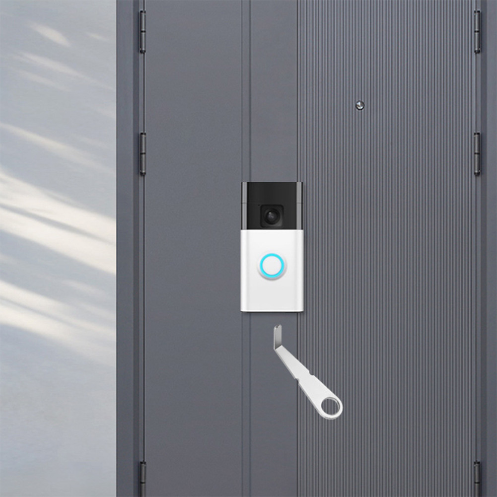 Zilveren videodeurbelsleutel v - Home Security Ring recensie en prijs