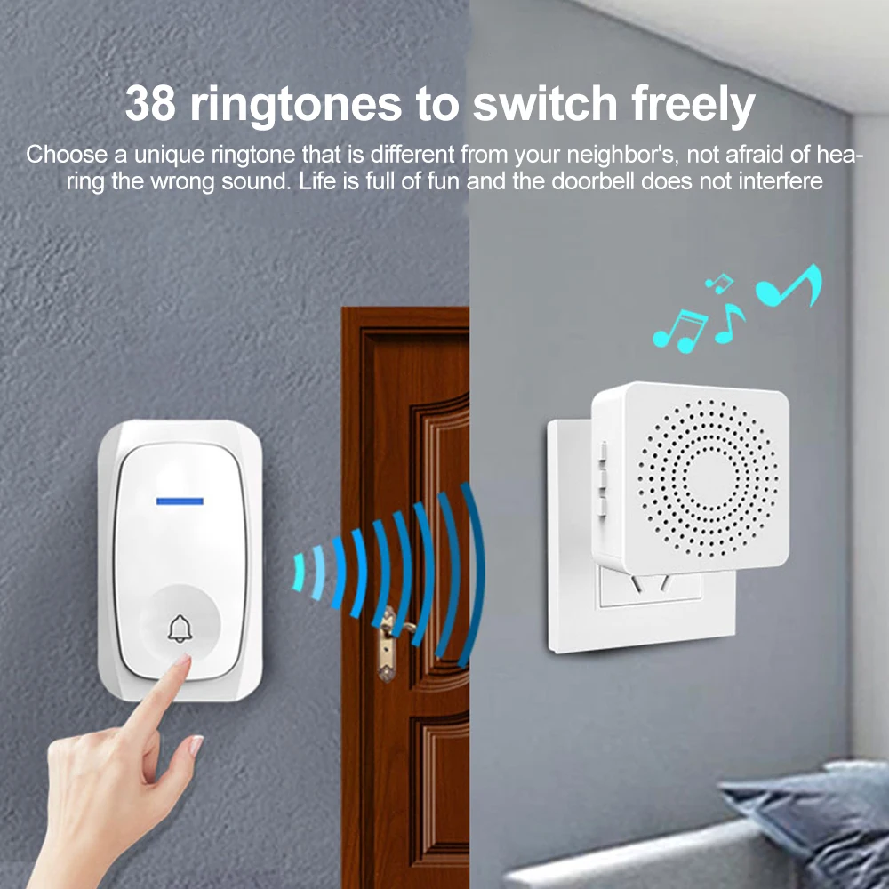 USB Draadloze Deurbel Slimme W - Home Security Bell recensie en prijs