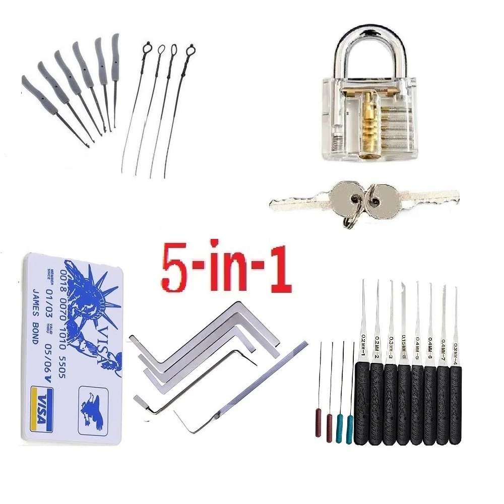 5IN1 Gebroken slot afhaalgeree - Lock Picking Set recensie en prijs