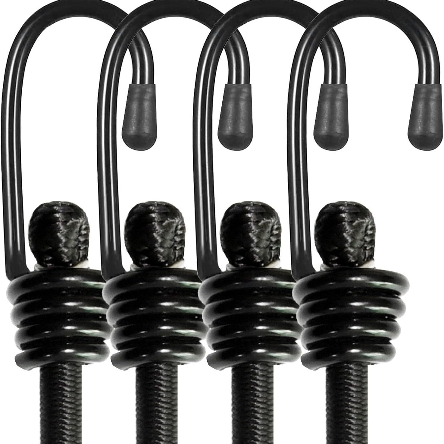 4 stuks bungeekoorden met hake - Home Security Outdoor recensie en prijs