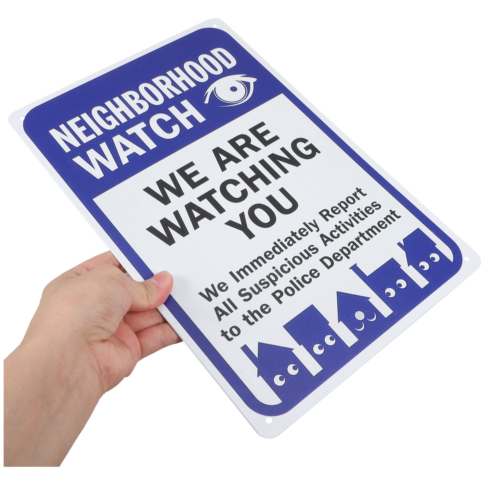 Bord 'We Zien U Toezien' Retro - Home Security Yard Sign recensie en prijs