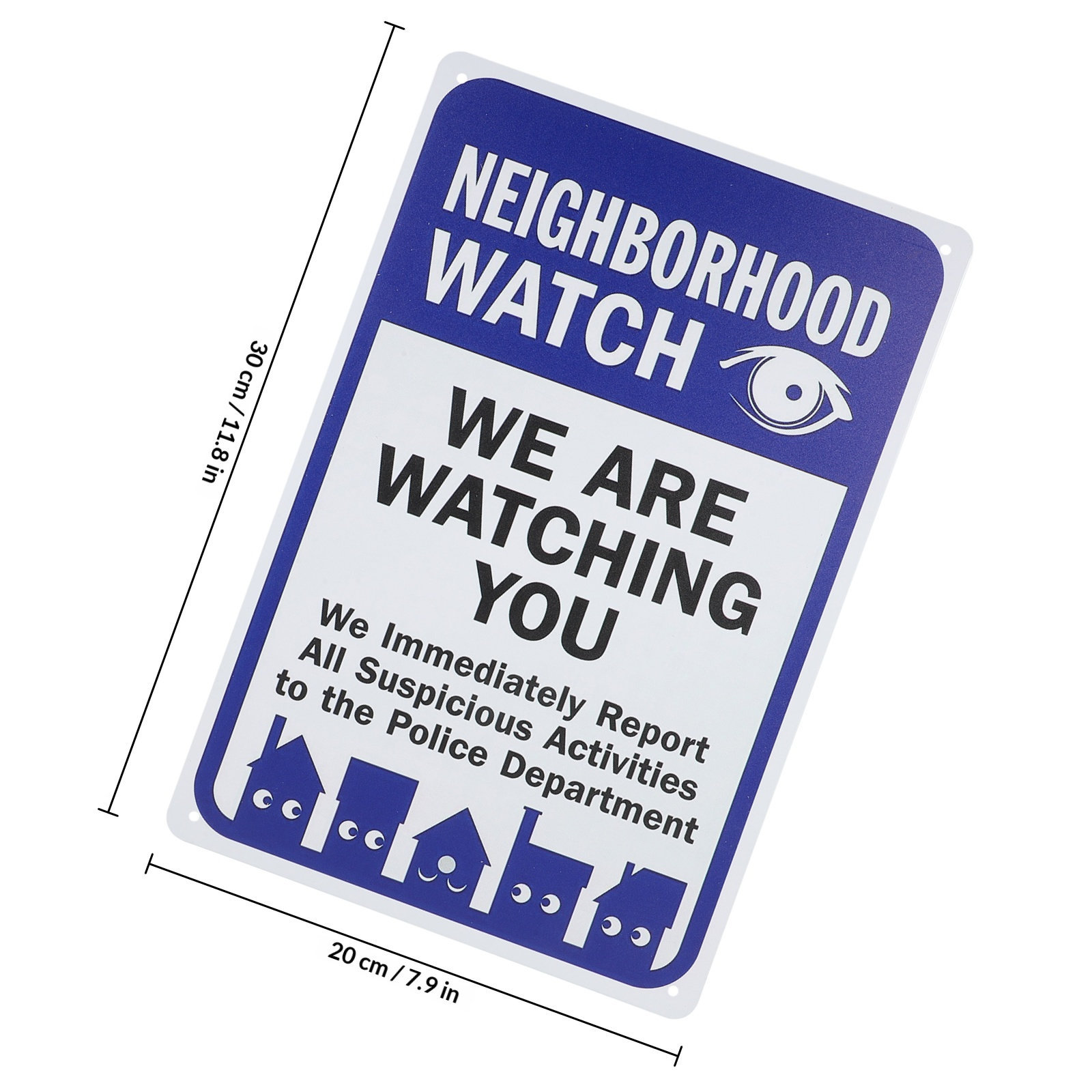 Bord 'We Zien U Toezien' Retro - Home Security Yard Sign recensie en prijs