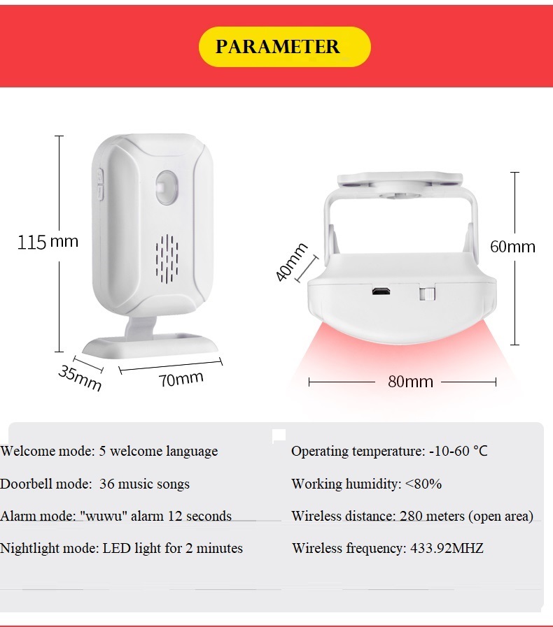 Darho Shop Store Home Security - Home Security Bell recensie en prijs