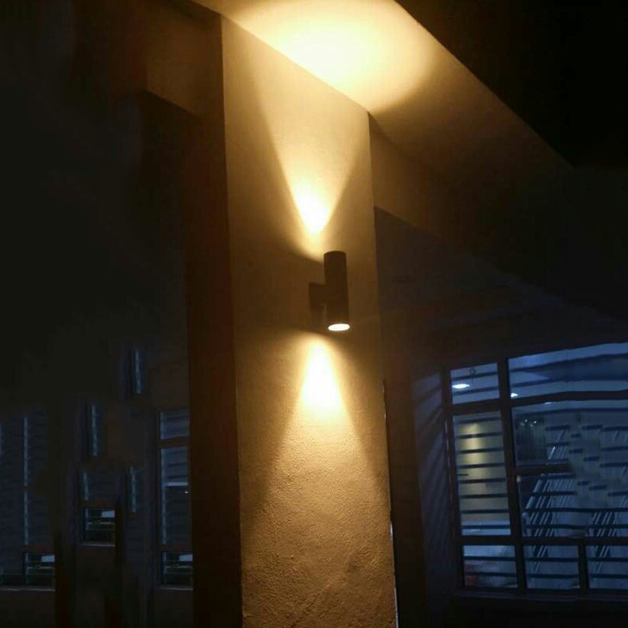 LED Veranda Wandlamp Omhoog &  - Home Security Yard Sign recensie en prijs