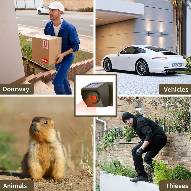 Draadloos opritalarmsysteem op - Home Security Outdoor recensie en prijs