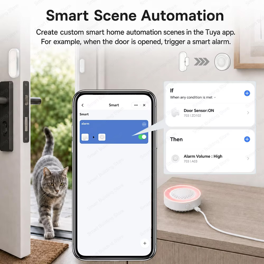 Waterdichte deur-raamsensor Ma - Home Security Alexa recensie en prijs