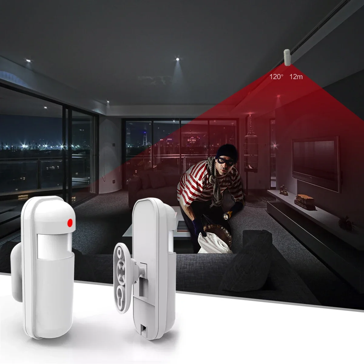 433 MHz Bewegingssensor Draadl - Home Security Alexa recensie en prijs