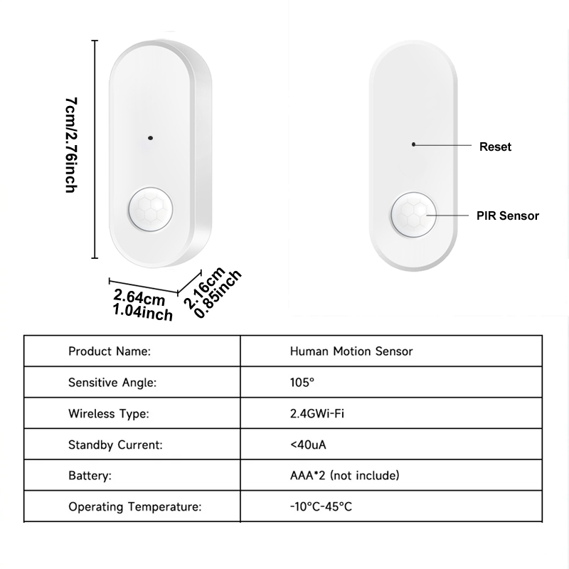 Tuya WiFi PIR Bewegingssensor  - Home Security Alexa recensie en prijs
