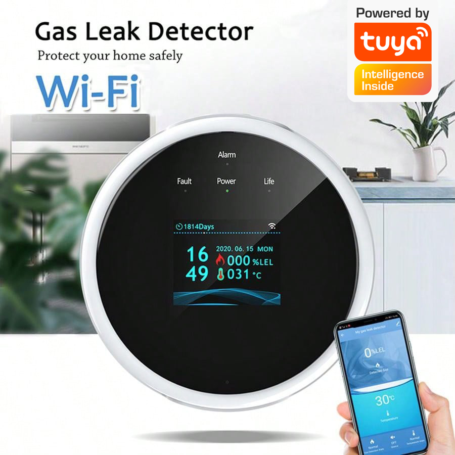 2.4G WiFi Gasalarmsensor Brand - Home Security Equipment recensie en prijs