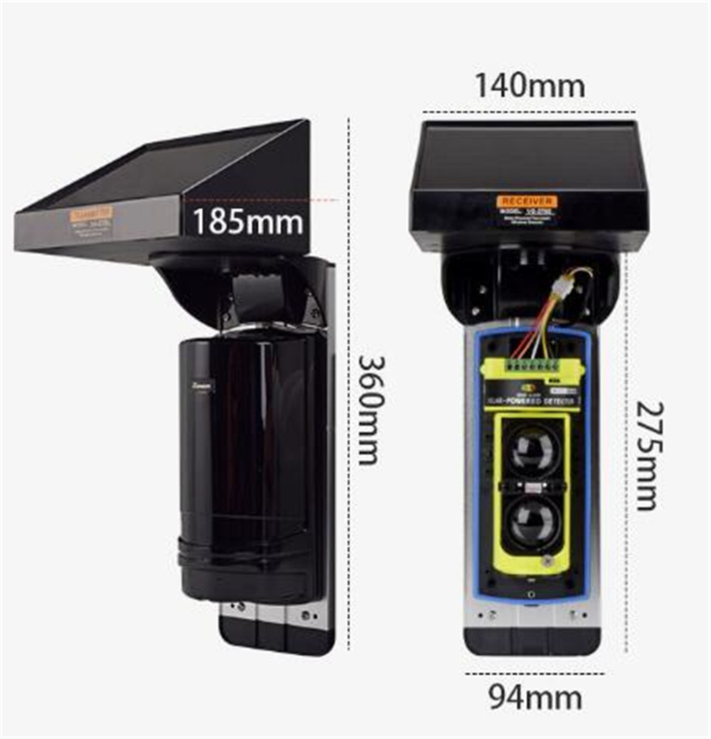 433mhz draadloze, op zonne-ene - Home Security Outdoor recensie en prijs