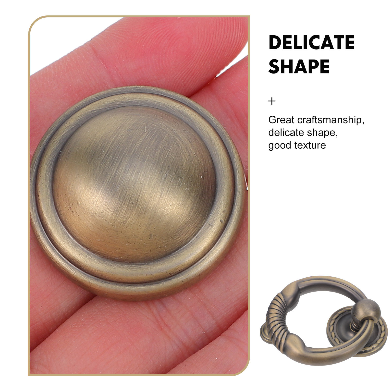 Ronde deurklopper van zinklege - Home Security Ring recensie en prijs