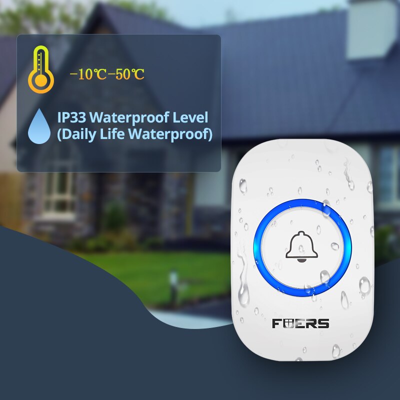Fuers Draadloze Deurbel Waterd - Home Security Bell recensie en prijs