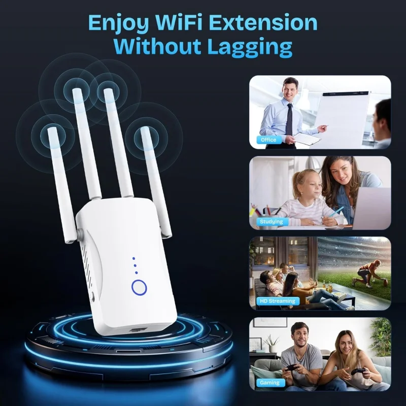 2.4G/5GHz Dual Band WiFi Repea - Home Security Outdoor recensie en prijs