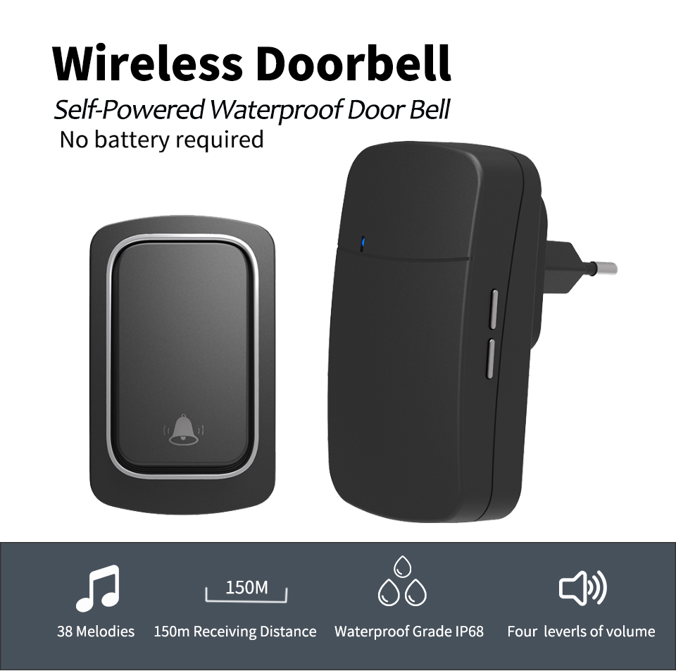 Draadloze deurbel Welkomstbel  - Home Security Ring recensie en prijs