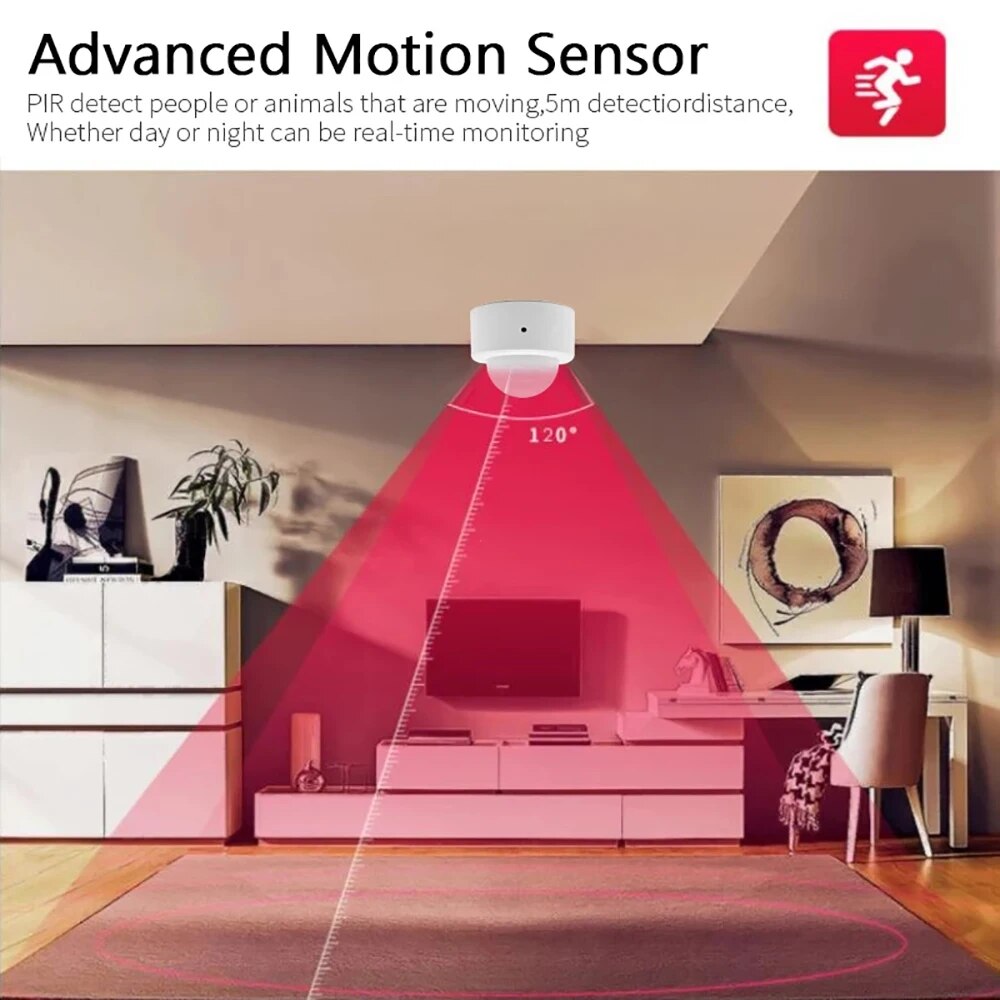 Zigbee Mini PIR Bewegingssenso - Home Security Alexa recensie en prijs